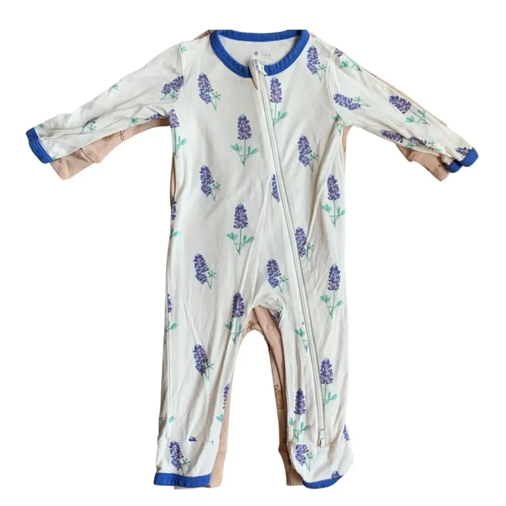 Kyte Baby Bluebonnet Bamboo Romper